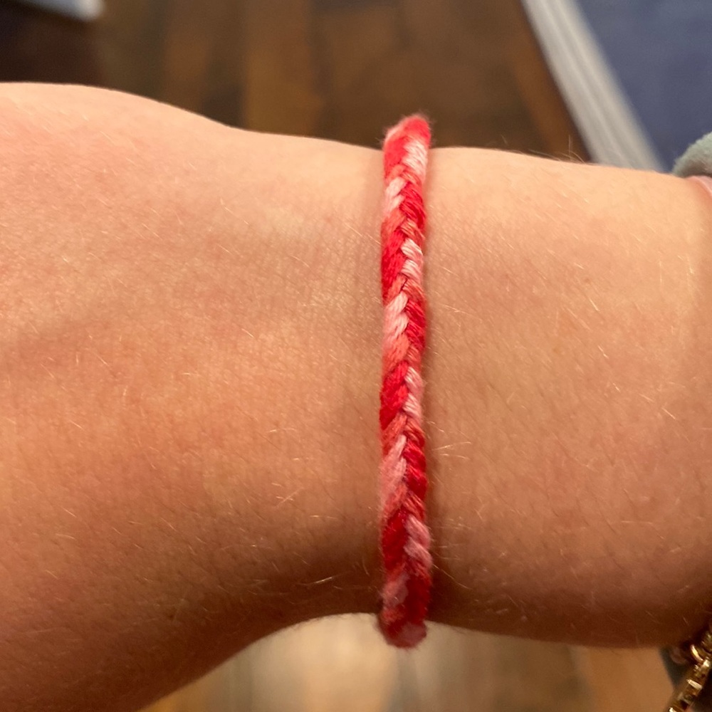 Adjustable Pink Bracelet